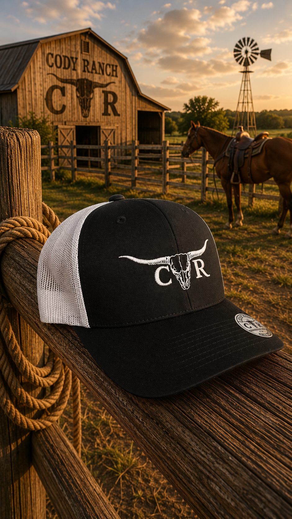 Western Trucker Cap | Cody Ranch