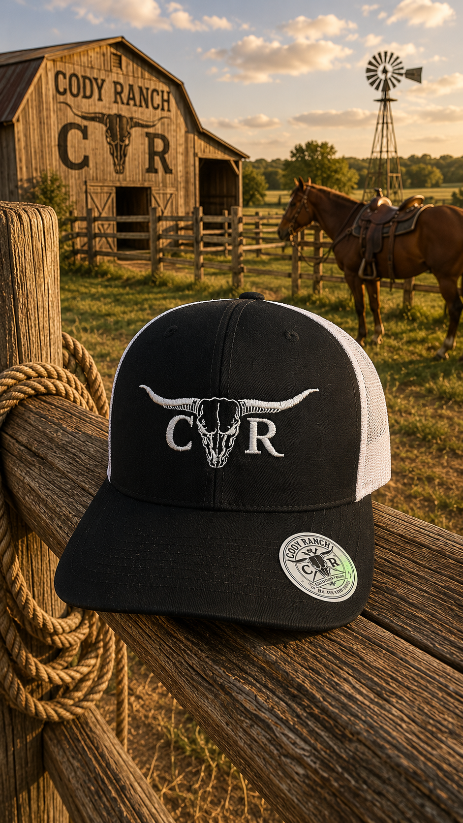 Western Trucker Cap | Cody Ranch