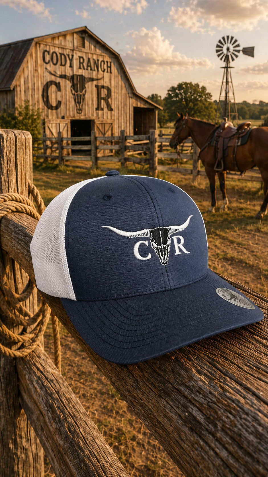 Western Trucker Cap | Cody Ranch