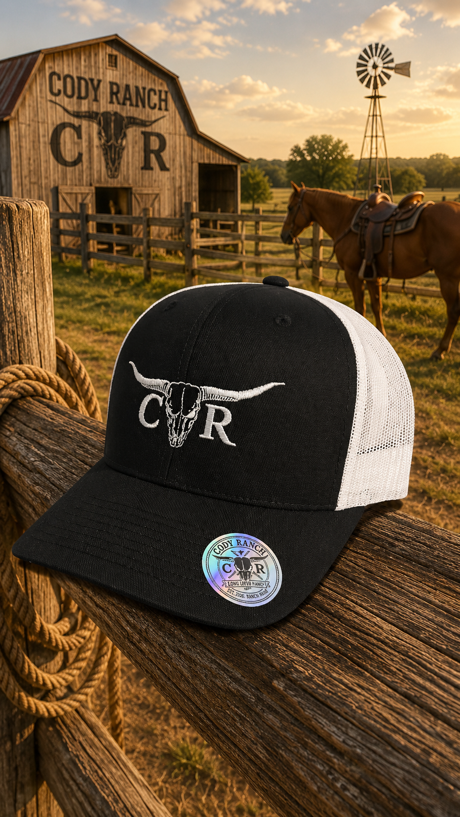 Western Trucker Cap | Cody Ranch
